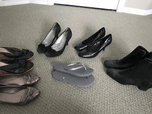 Heels, sandals, boots