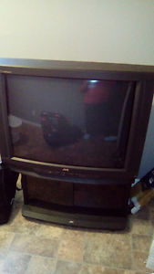 JVC TV and stand