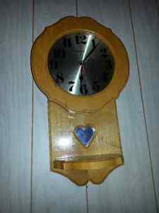 "Lee Valley" wood wall clock