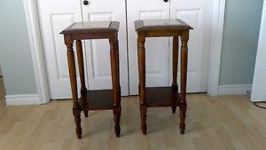Marble top stands