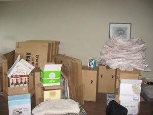 Moving? - Free boxes and paper