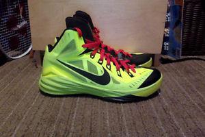 NIKE HYPERDUNK  SIZE 9 60$ WITH CUSTOM RED LACES