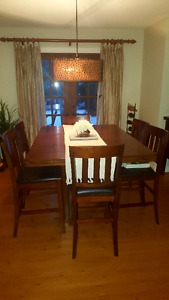 New Table Set with Server Hutch