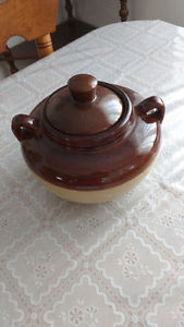 Old Bean crock very good condition