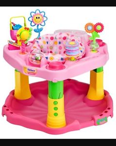 Pink exersaucer