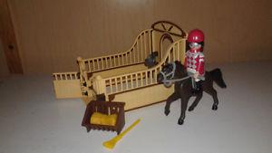 Playmobile racehorse set