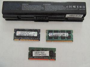 RAM & Battery for Toshiba Satellite L550D-00Q