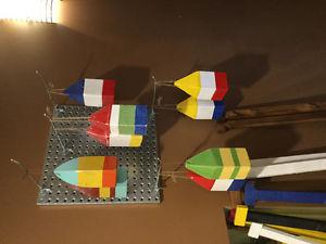 Rustic Buoys and Paddles