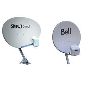 SHAW DIRECT / TELUS/ BELL satellite dish INSTALLATION and