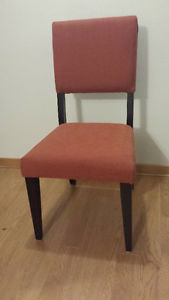 Set of 3 Rust/Espresso Chairs