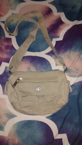 Small light brown purse