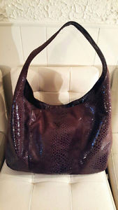 Snake pattern fabric hobo for sale!