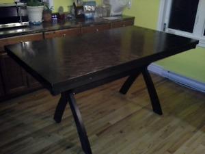 Solid Wood Pub Style Table Great Condition (Benefits SPCA)
