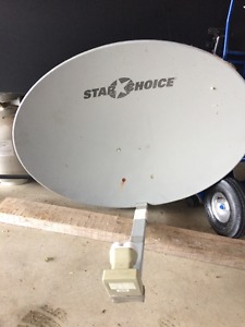 Star Choice Dish and 4 receivers