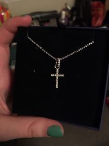 Swarovski cross necklace