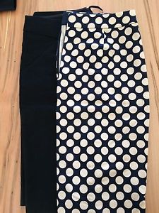 Two J Crew pencil skirts, size 6.