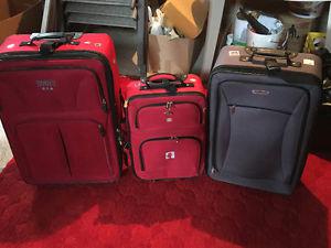 Various luggage pieces
