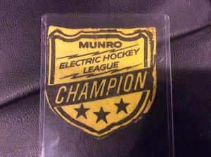 Vintage 's Munro Electric Hockey League Champion Crest