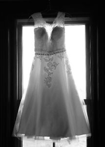Wedding dress and Bridal shoes