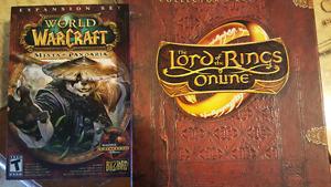 World of warcraft & lord of the Rings online