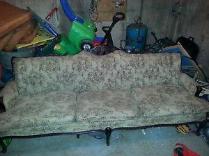 antique couch and matching chair