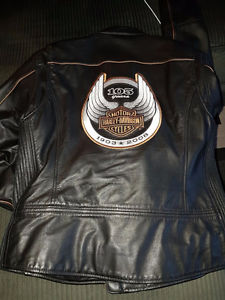 leather jacket 105 Harley Davidson Anniversary (ladies)