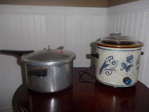 pressure cooker and slow cooker