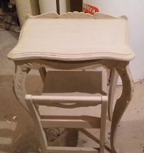 vintage telephone table and chair