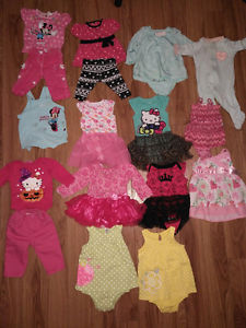 0-3m & 3-6m Baby girl clothing