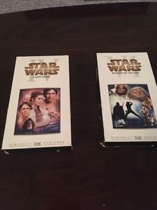 2 Star Wars VHS