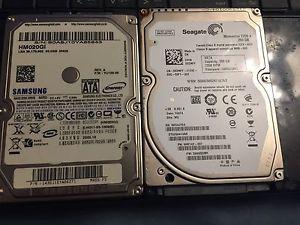 250GB Seagate & 20GB Samsung Hard drive