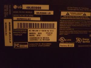 40'LG 4K UHD SMART TV