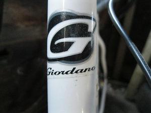 A White Giordano High Performance Bike.