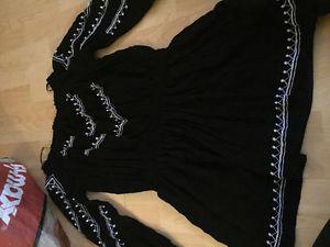 Black and white dress size large from dynamite