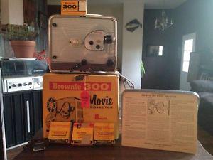 Brownie 300 movie projector 8mm f/1.6 lens