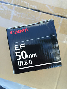 Canon EF 50mm 1.8 II lens