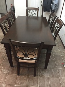Dining Table with six Chairs