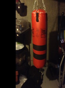 Everlasting punching bag for sale great condition, $80