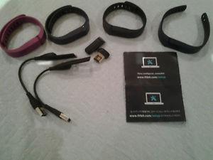 FITBIT - c/w (2) chargers and 4 wrist straps
