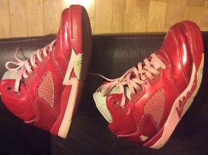 Girls size 3 Jordan sneakers