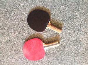 Good Quality...table tennis racquets.thick sponge black and
