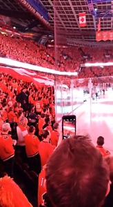 Habs flames 6th row attack zone