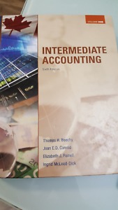 Intermediate Accounting - Sixth Edition - Volume One