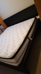 King sized mattress and frame