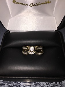 Ladies Engagement and Wedding Ring Set