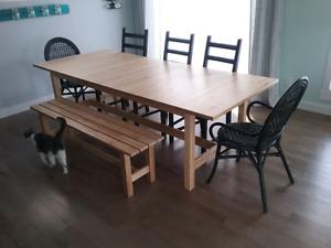 Large dinning room table