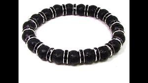 Lava beads bracelets