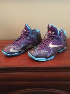 Lebron XI Hornets and Diffused Jade Sz 9