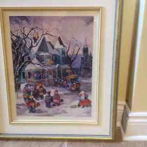 Limited edition framed print..Pauline Paquin..signed and