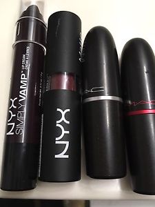 Lipsticks MAC and NYX